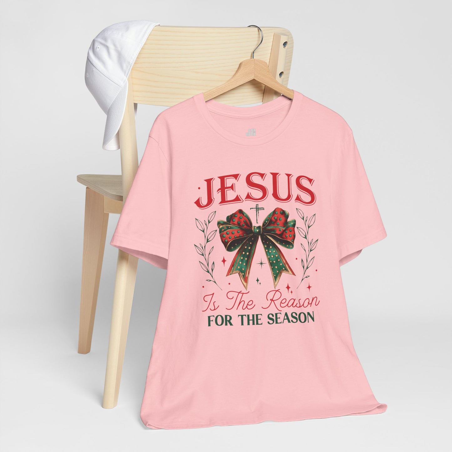 Jesus Is The Reason For The Season Soft Cotton Tee - Christian Christmas Shirt