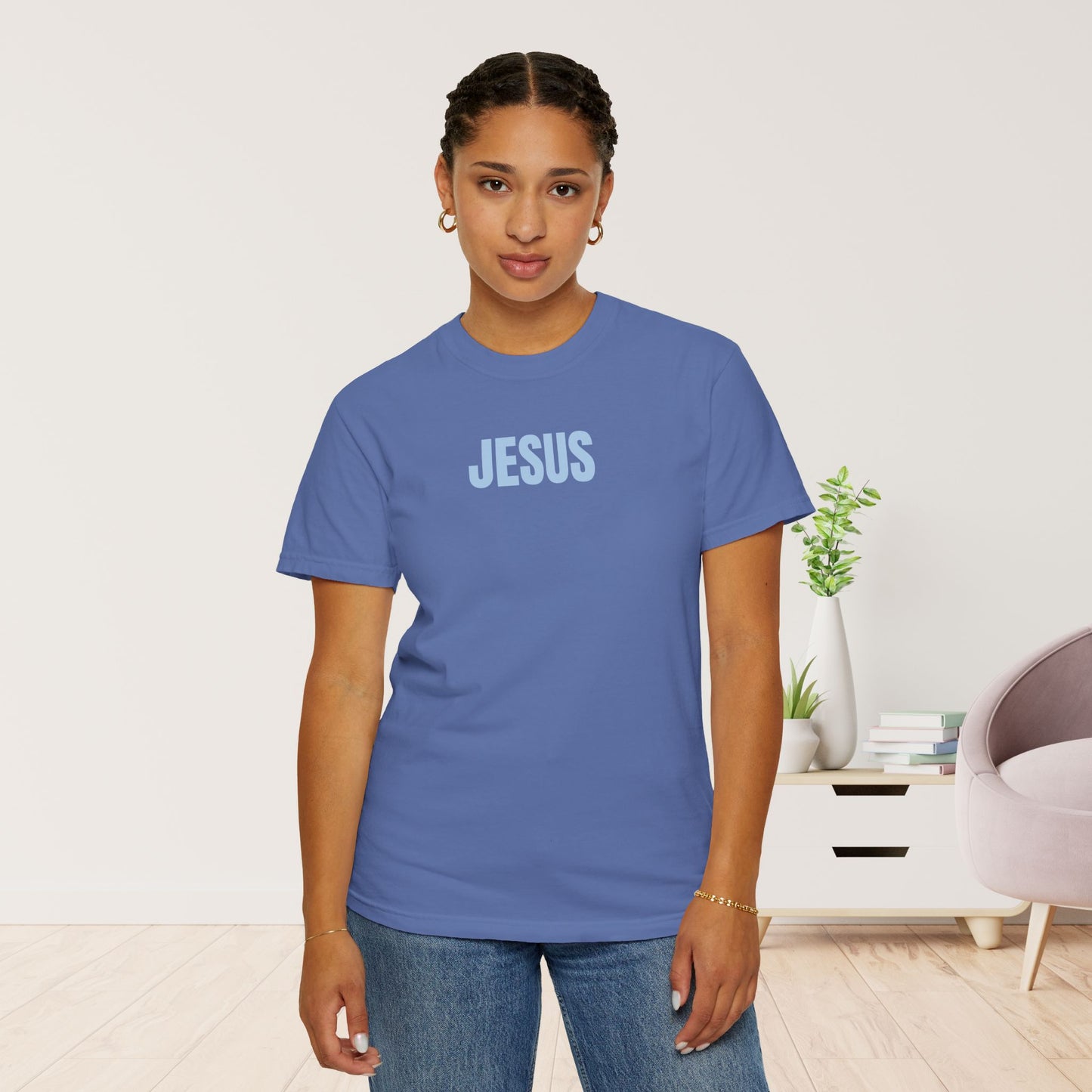 Follow Jesus Comfort Colors Shirt - John 8:12 Tee