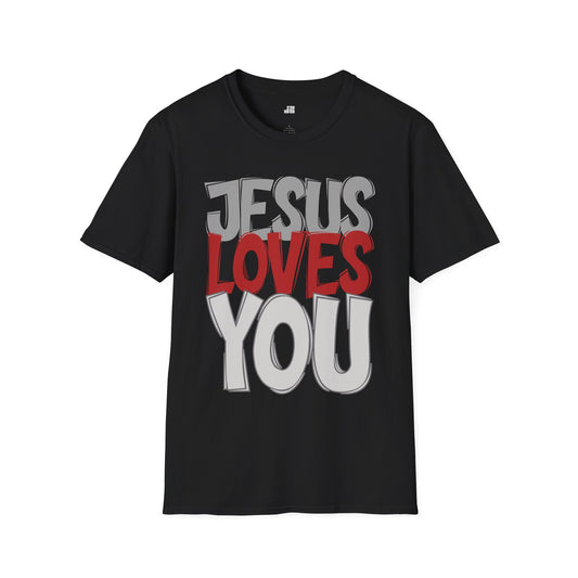 Unisex Jesus Loves You Softstyle T-shirt