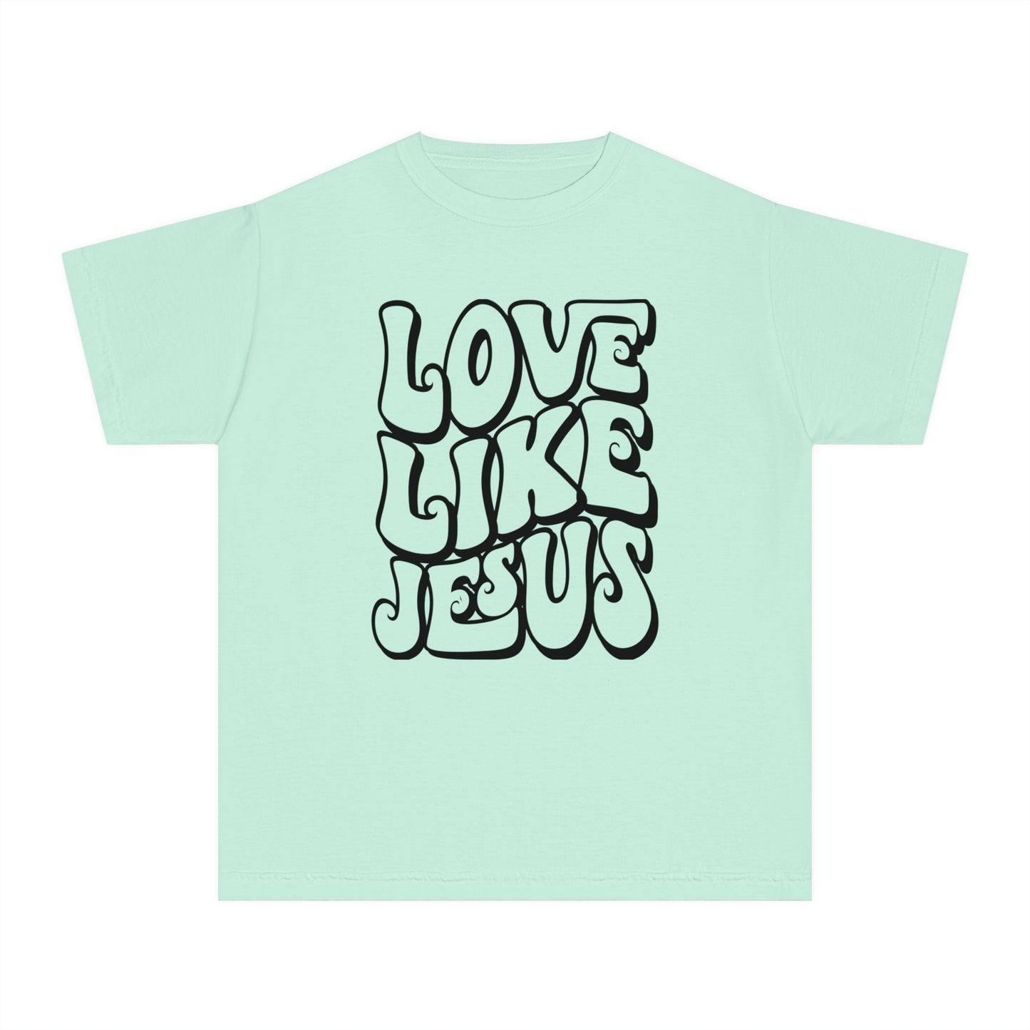 Love Like Jesus Comfort Colors Youth Christian Tee