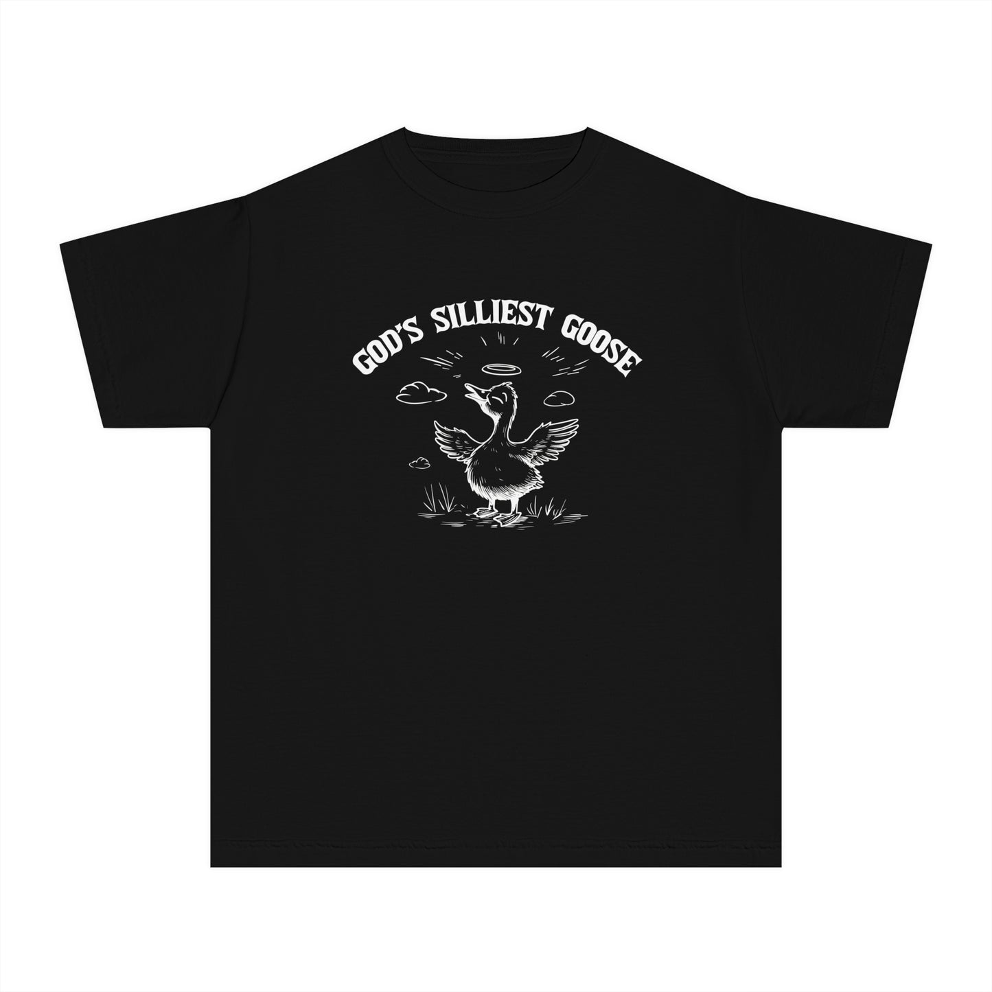 God's Silliest Goose Comfort Colors Youth Christian Tee