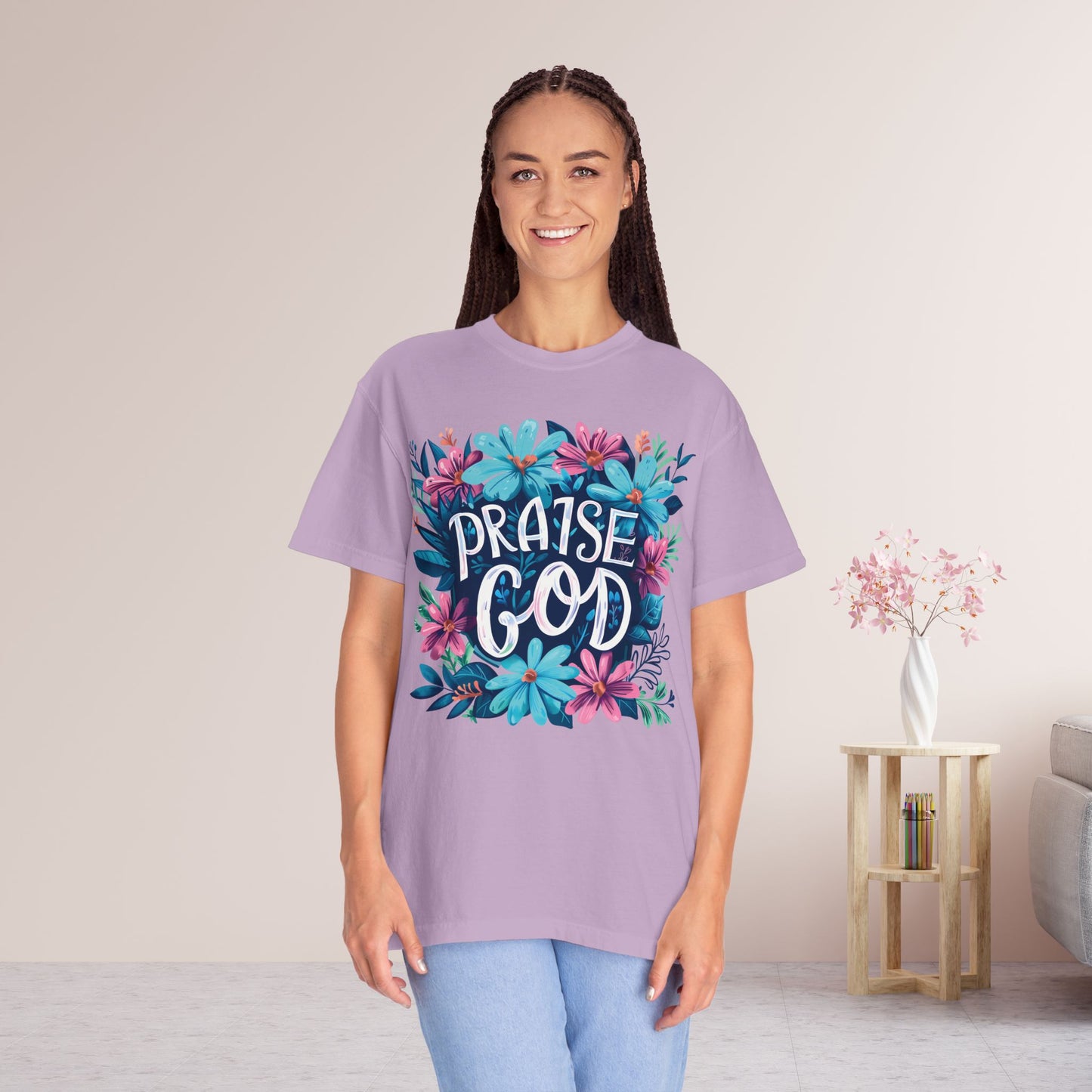 Praise God Women's Comfort Colors Shirt