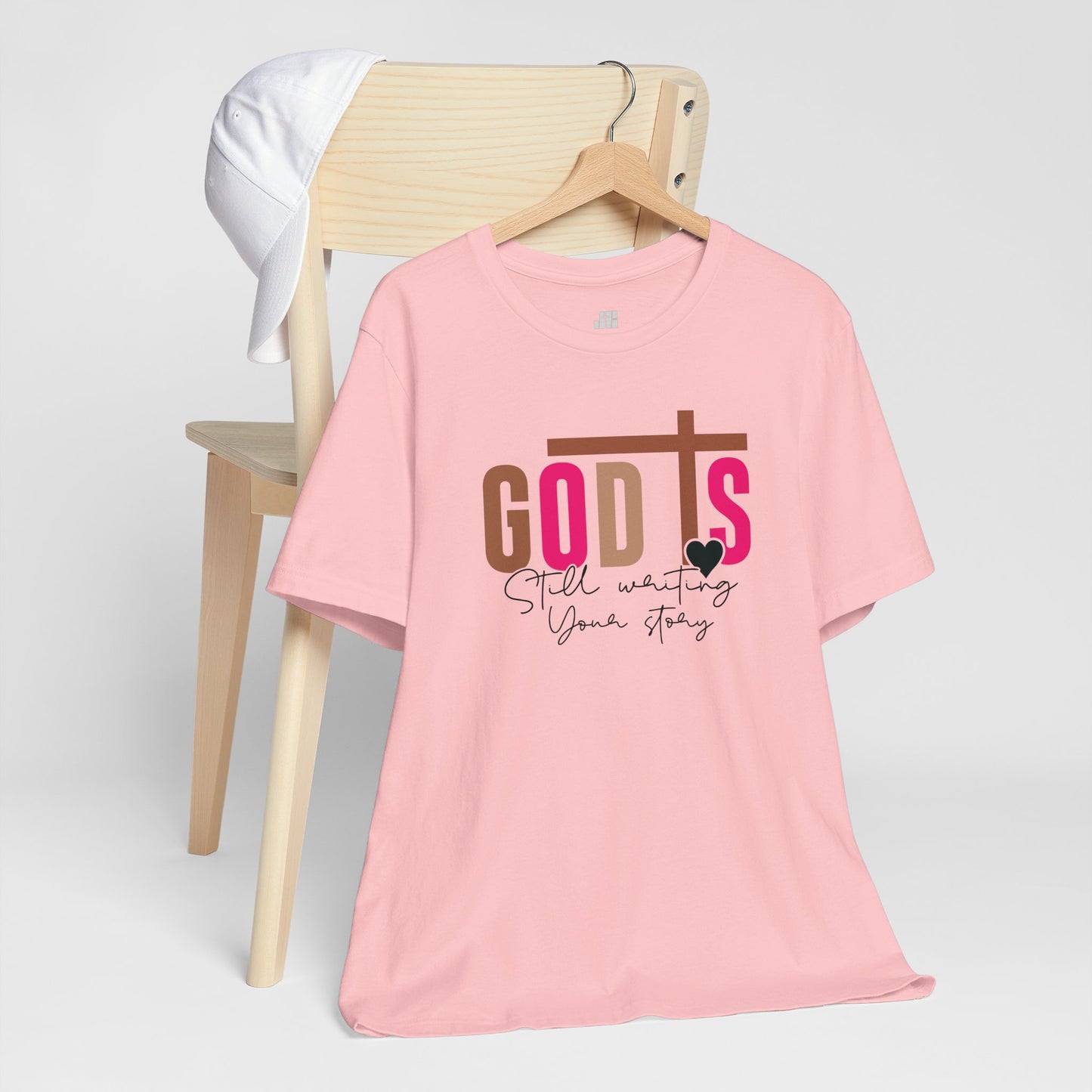 Pink God is Still Writing Your Story Christian Soft Cotton Tee