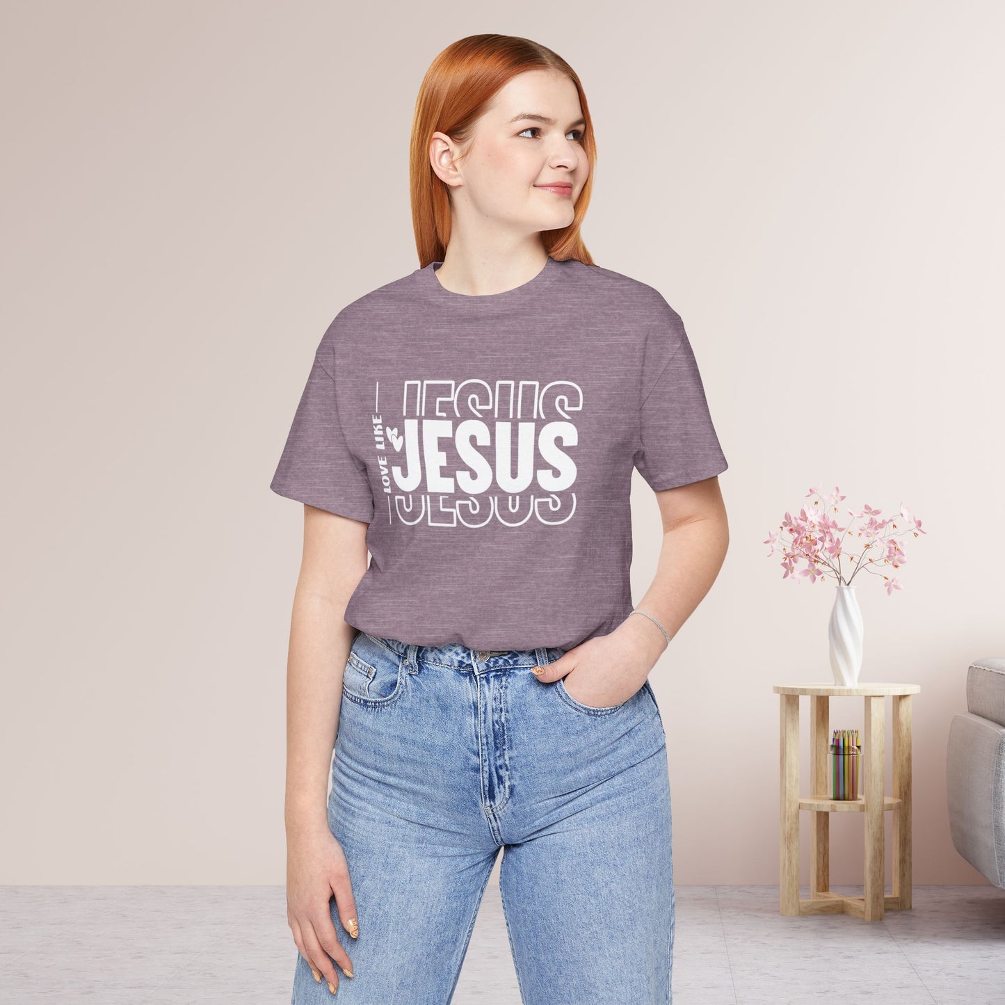 Love Like Jesus Christian Soft Cotton Tee