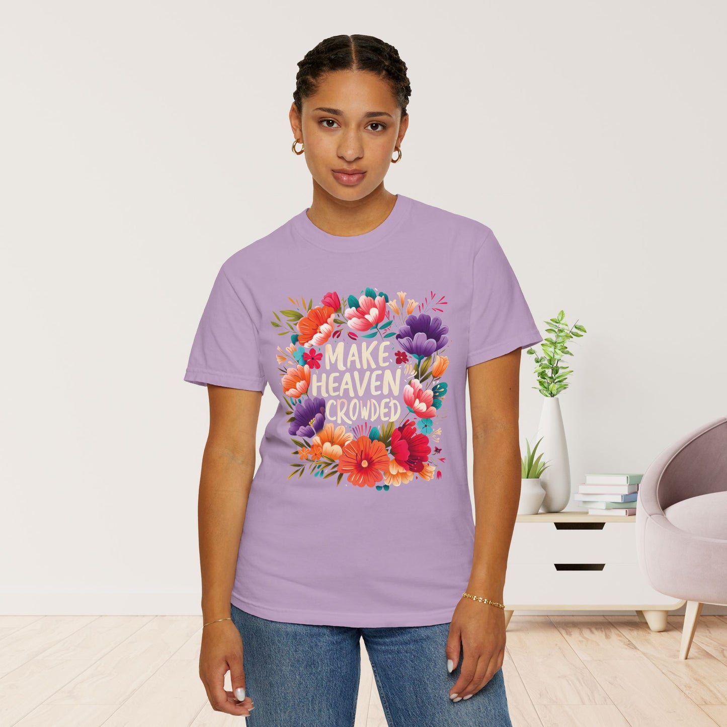 Women's Make Heaven Crowded Comfort Colors T-shirt