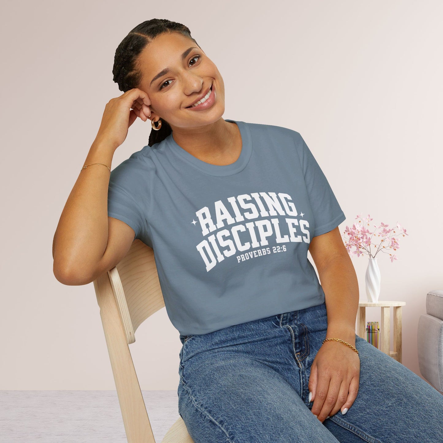 Raising Disciples Proverbs 22:6 Softstyle T-shirt