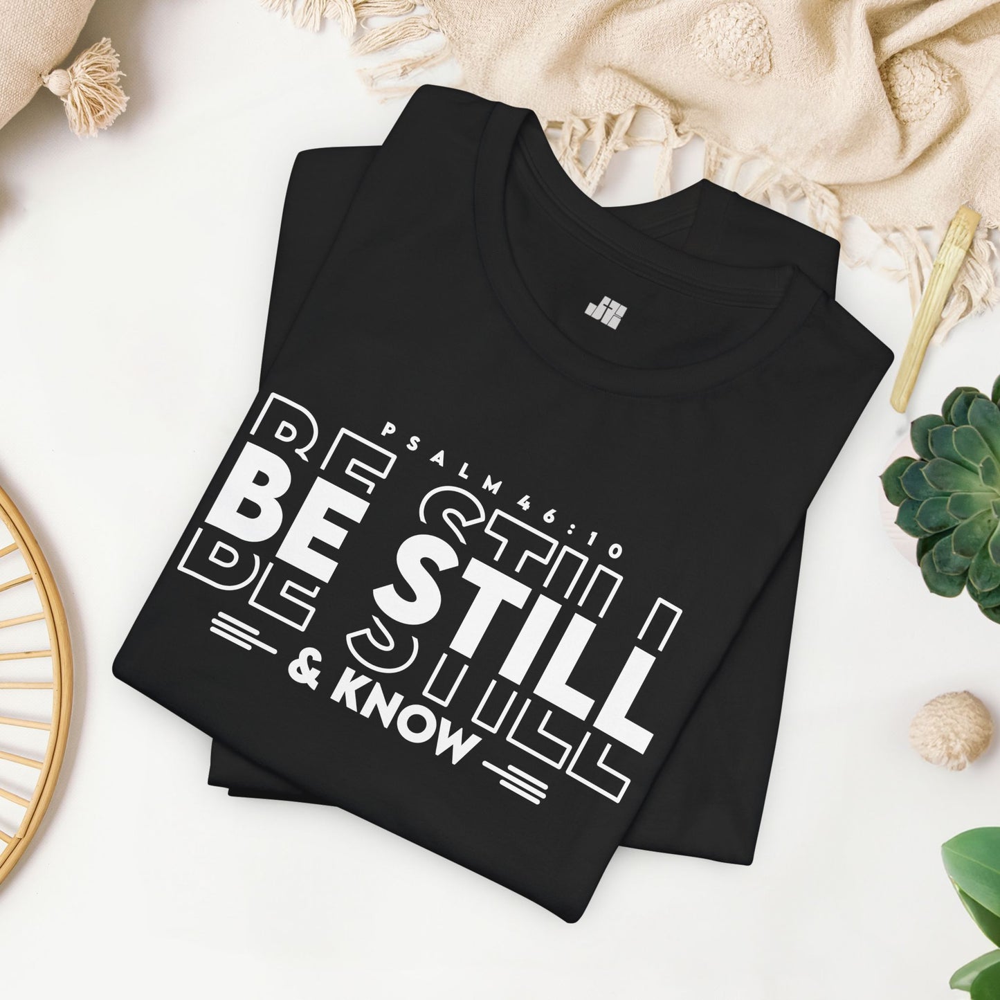 Be Still & Know Christian Soft Cotton Tee