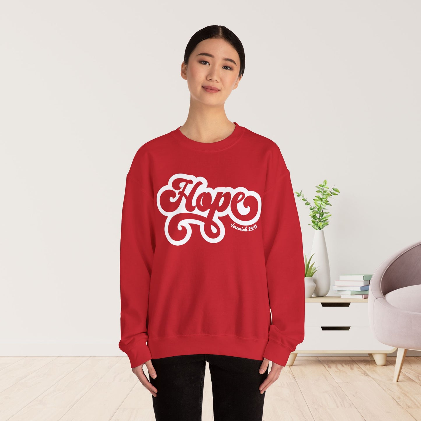 Hope Sweatshirt - Bible Verse Christian Sweatshirt