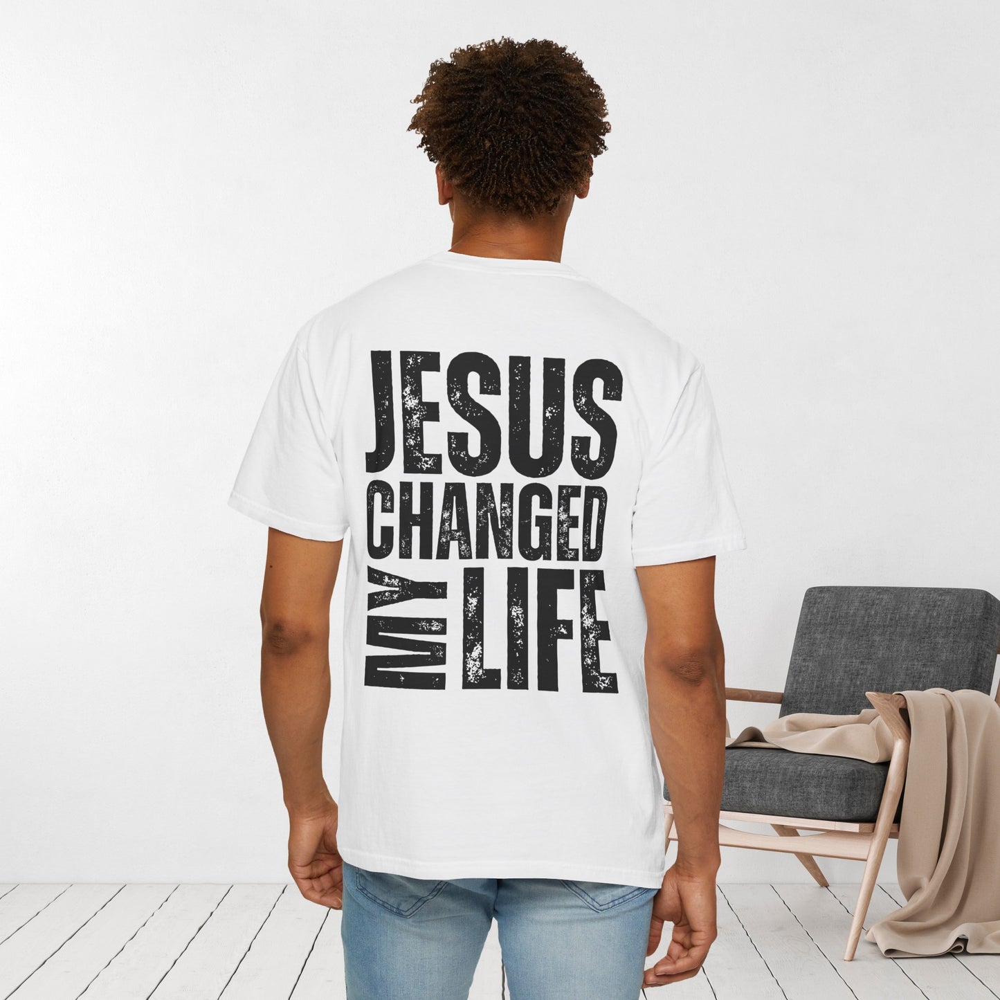 Comfort Colors Jesus Changed My Life Christian Shirt