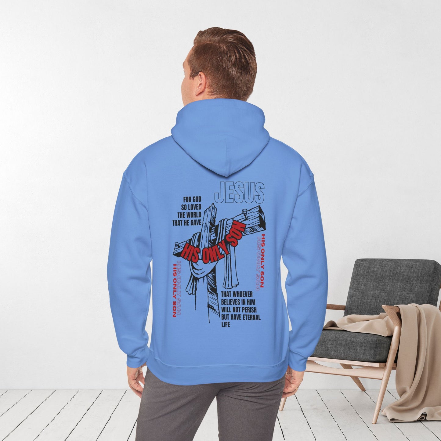 John 3:16 Men's Hoodie