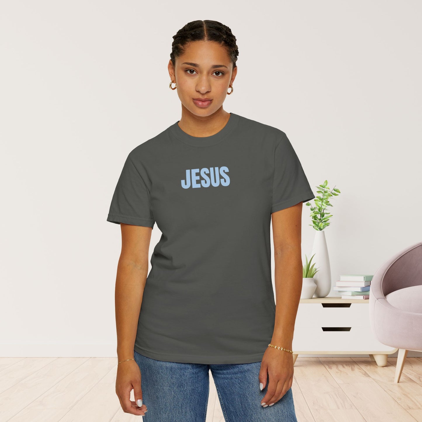 Follow Jesus Comfort Colors Shirt - John 8:12 Tee