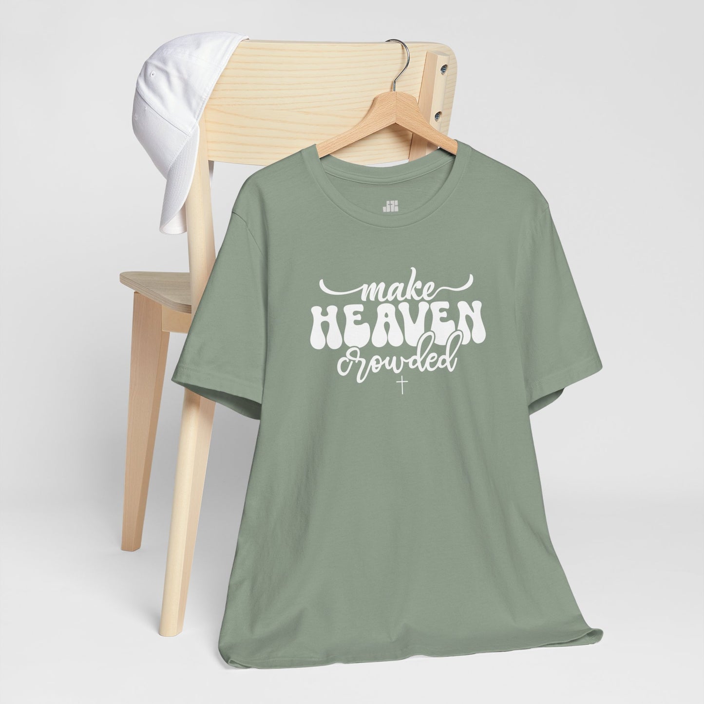 Make Heaven Crowded Soft Cotton Tee - Christian Tee