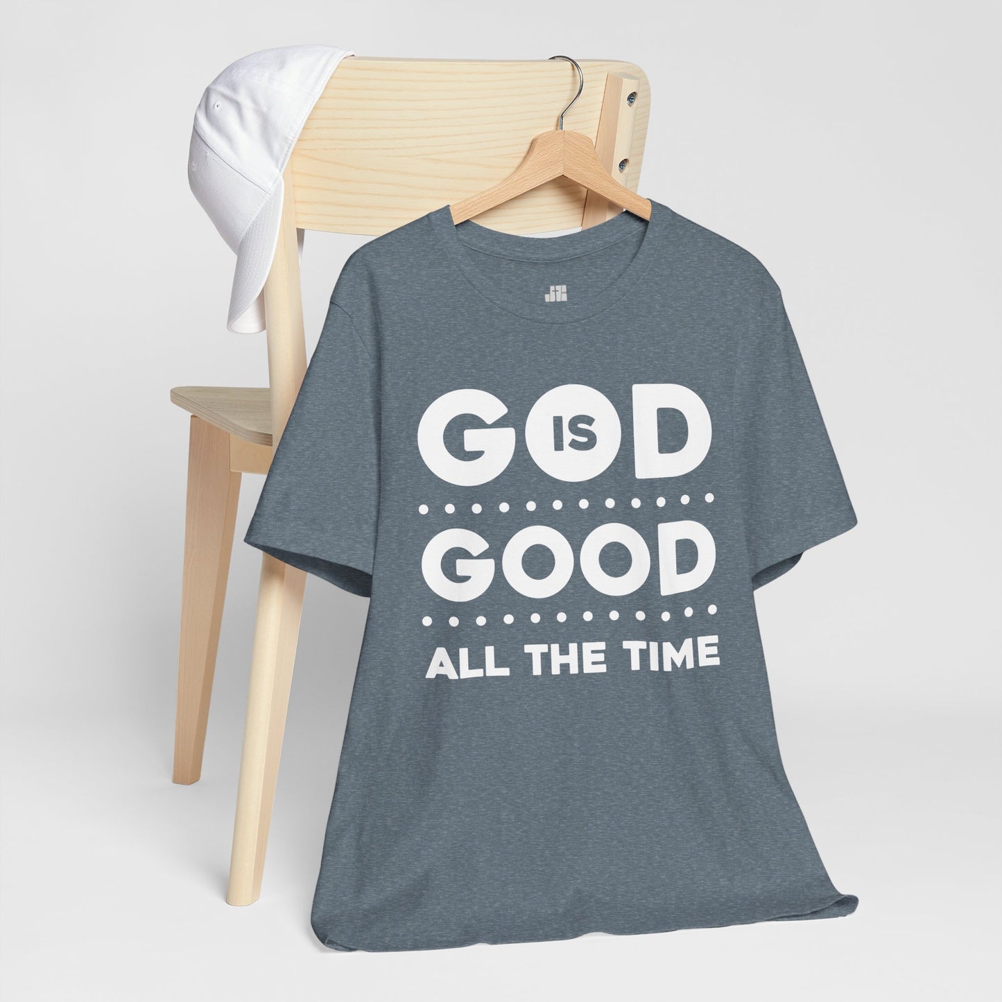 God Is Good All The Time Soft Cotton Tee - Christian Tee