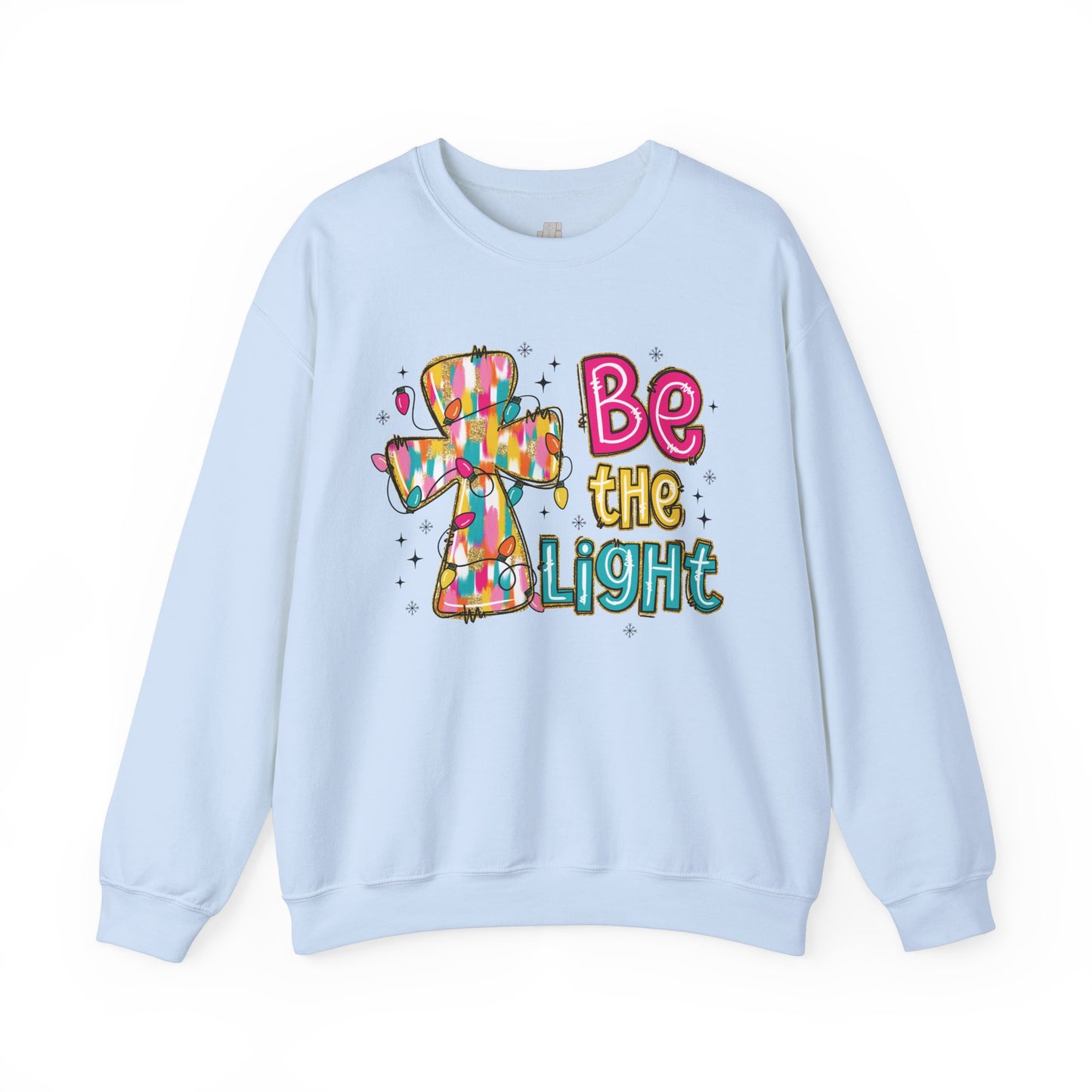 Be The Light Christian Sweatshirt - Christmas Pullover