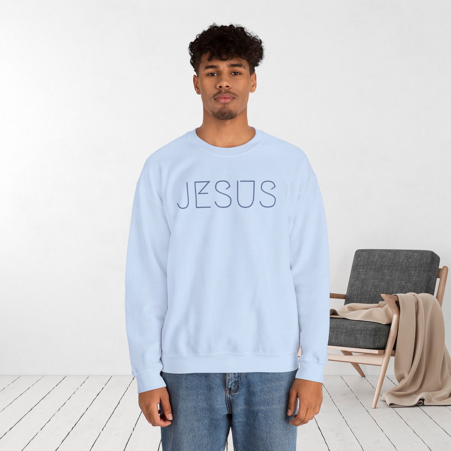 Minimalist Jesus Sweatshirt