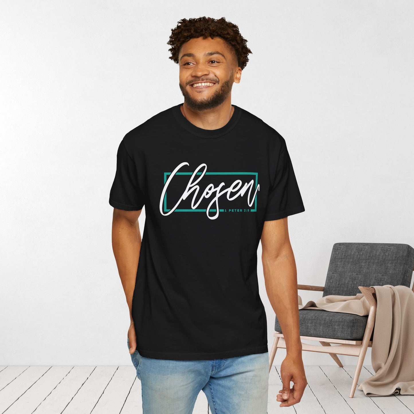 Chosen Shirt - 1 Peter 2:9 Bible Verse Comfort Colors Shirt