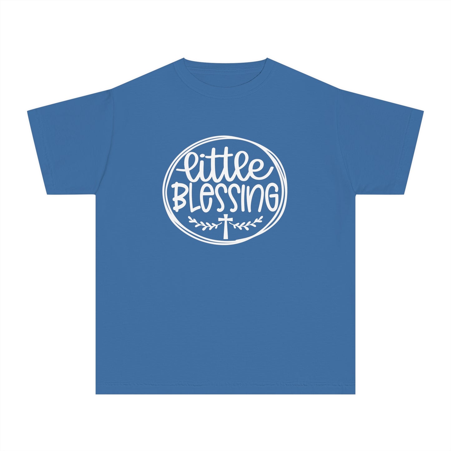 Little Blessing Comfort Colors Youth Christian Shirt