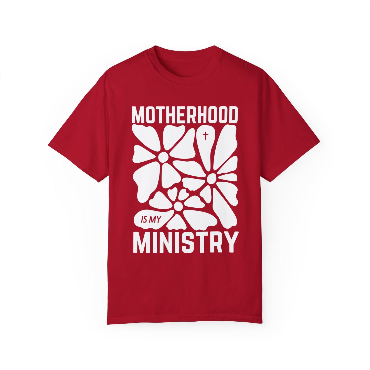 Motherhood is My Ministry Comfort Colors Tee