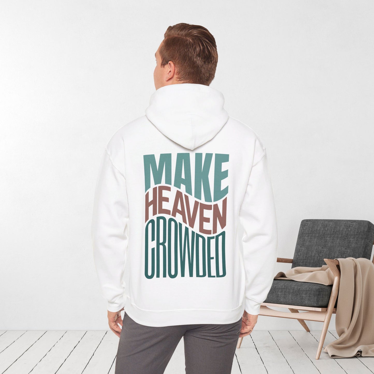 For Many Are Invited But Few Are Chosen - Make Heaven Crowded Christian Hoodie