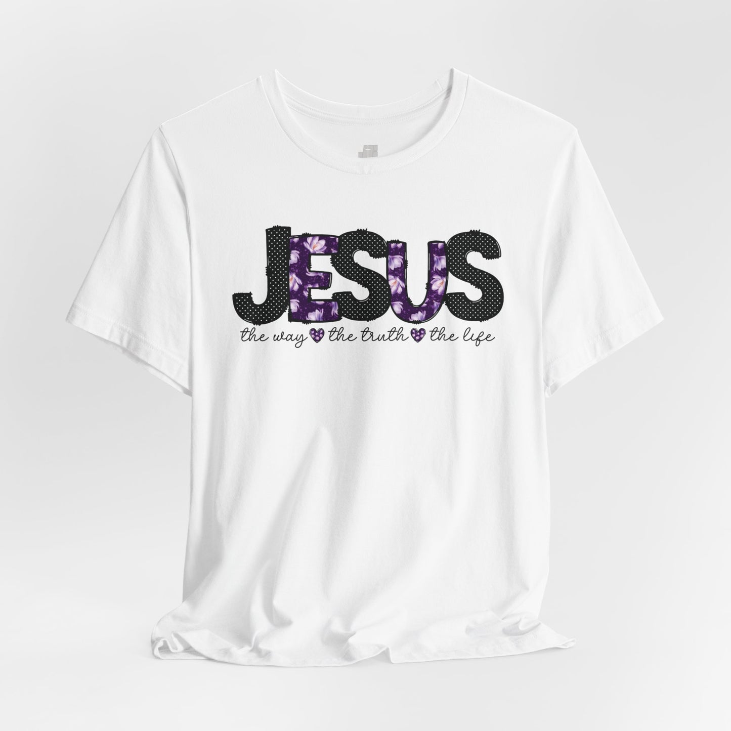 Jesus The Way The Truth The Life Soft Cotton Tee - Christian Shirt