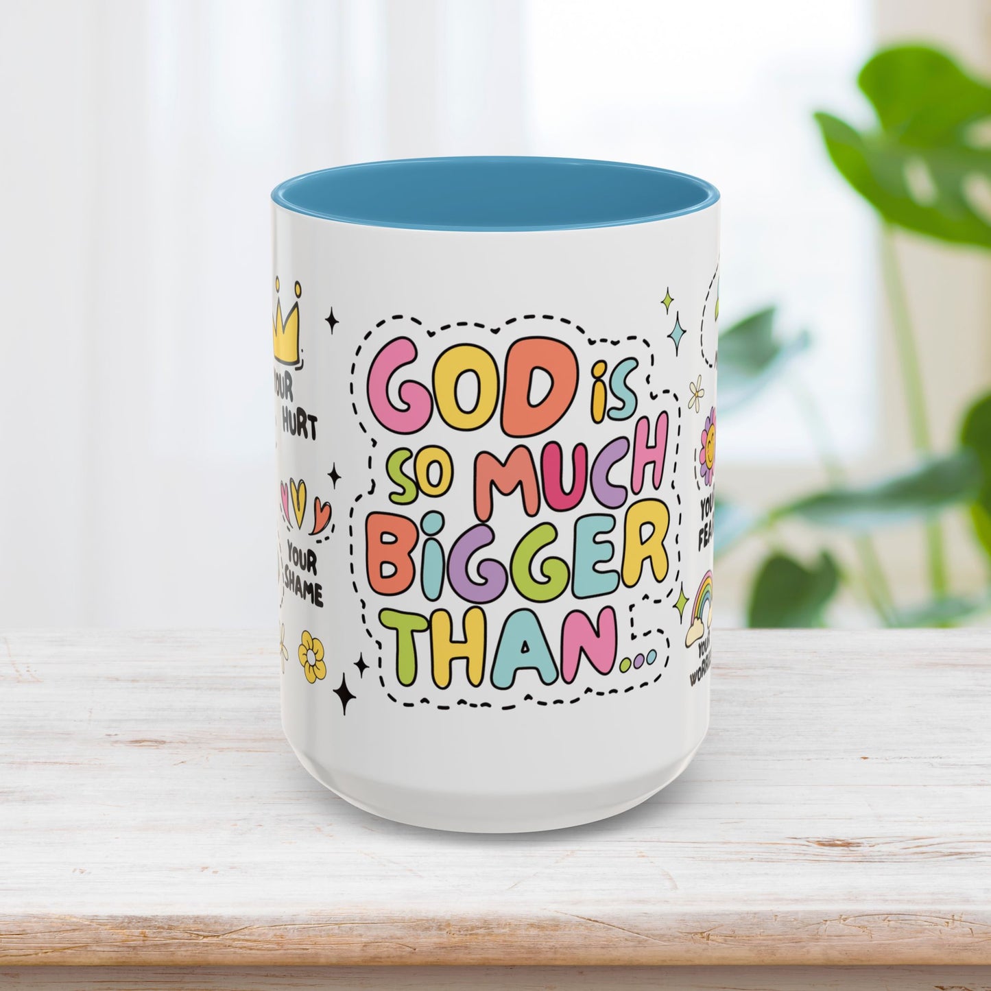 God is So Much Bigger Than Mug - Christian Coffee Mug