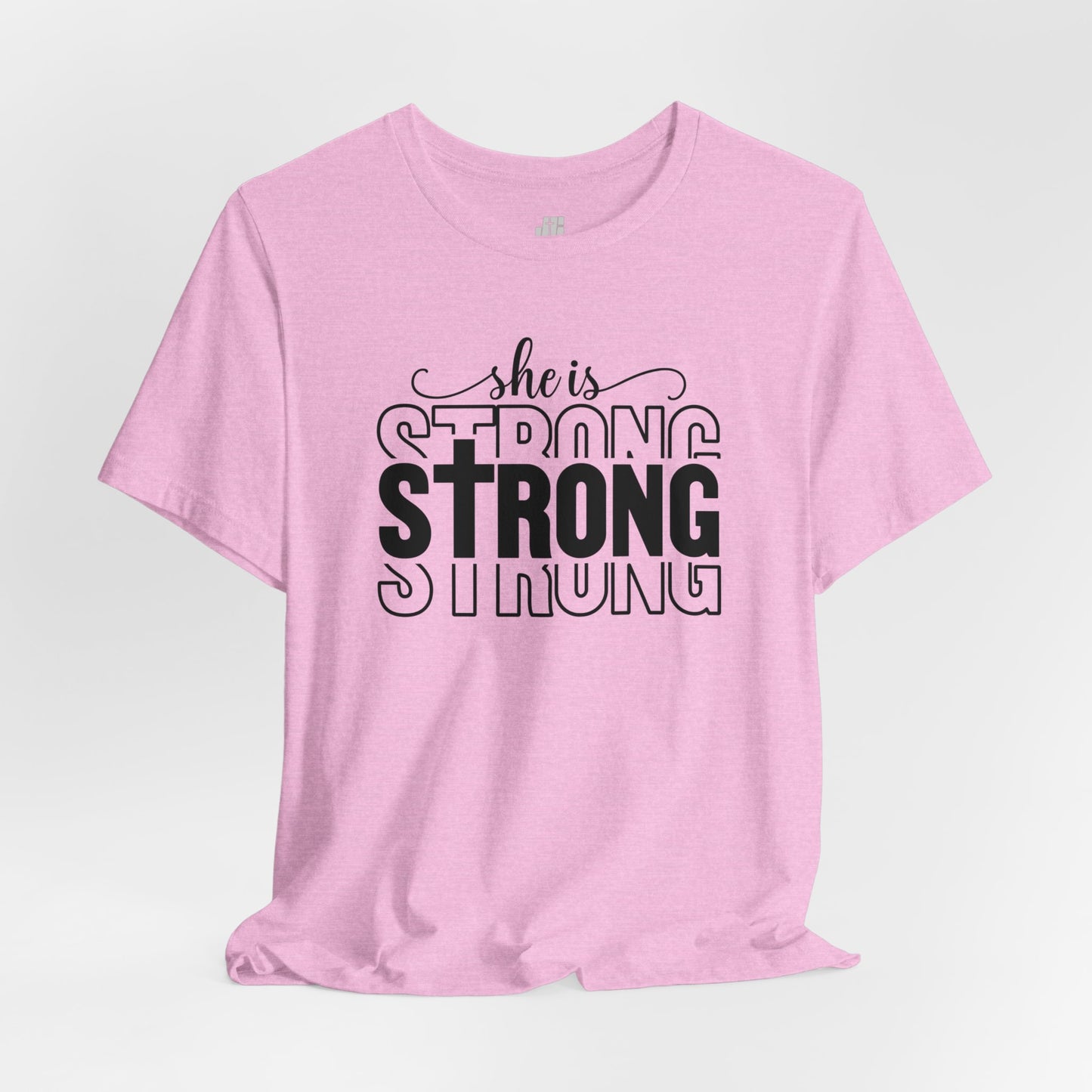 She is Strong Christian Soft Cotton Tee