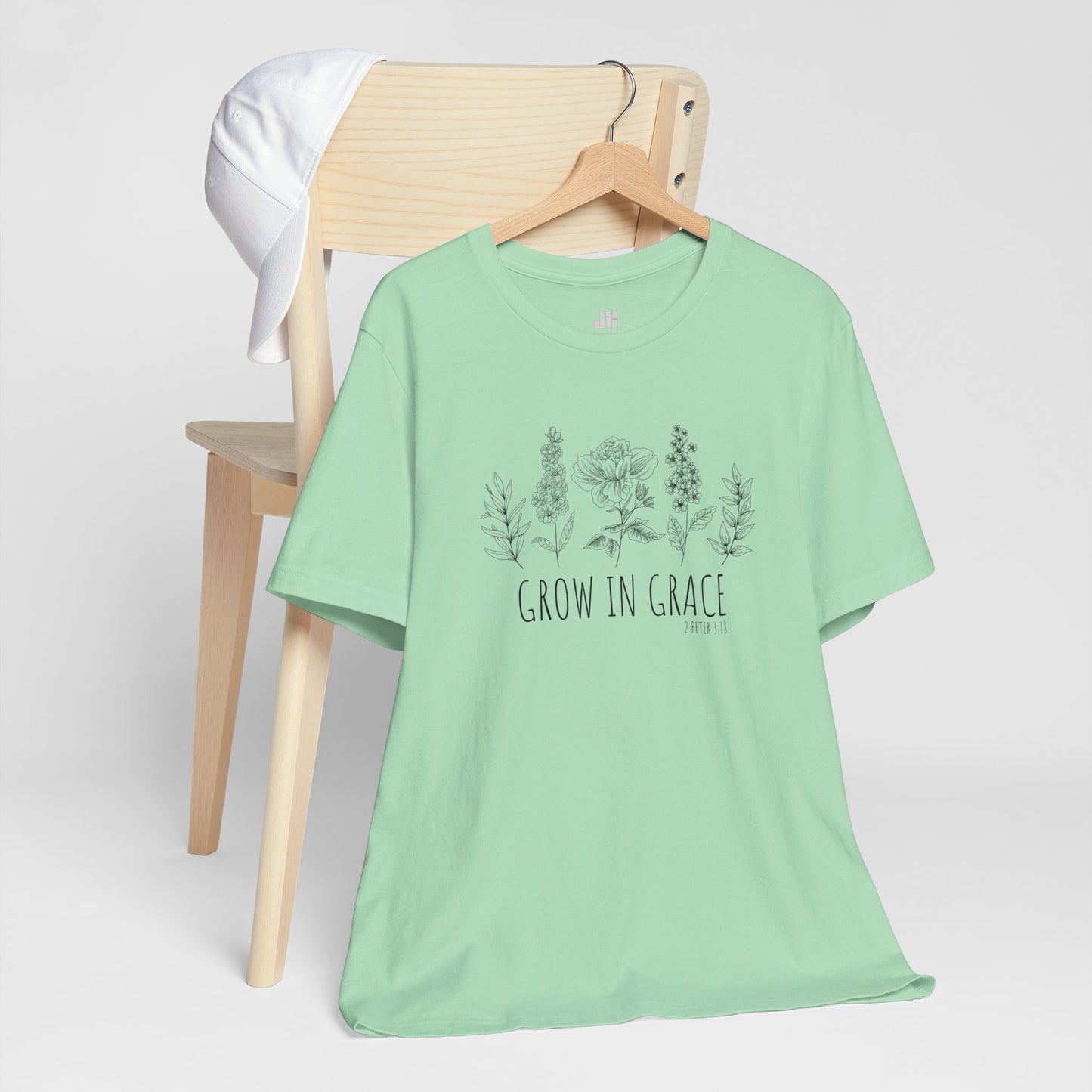 Green Grow in Grace Soft Cotton Tee