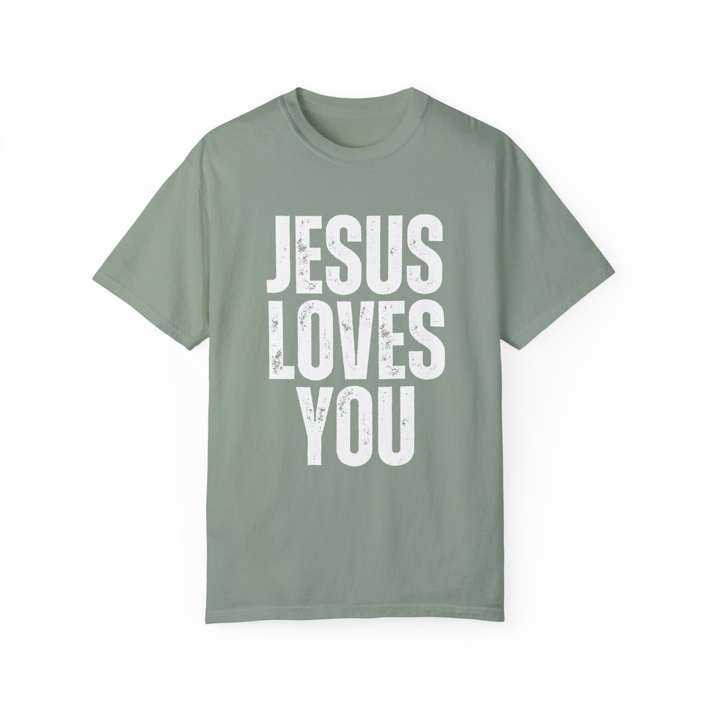 Comfort Colors Jesus Loves You Christian Shirt