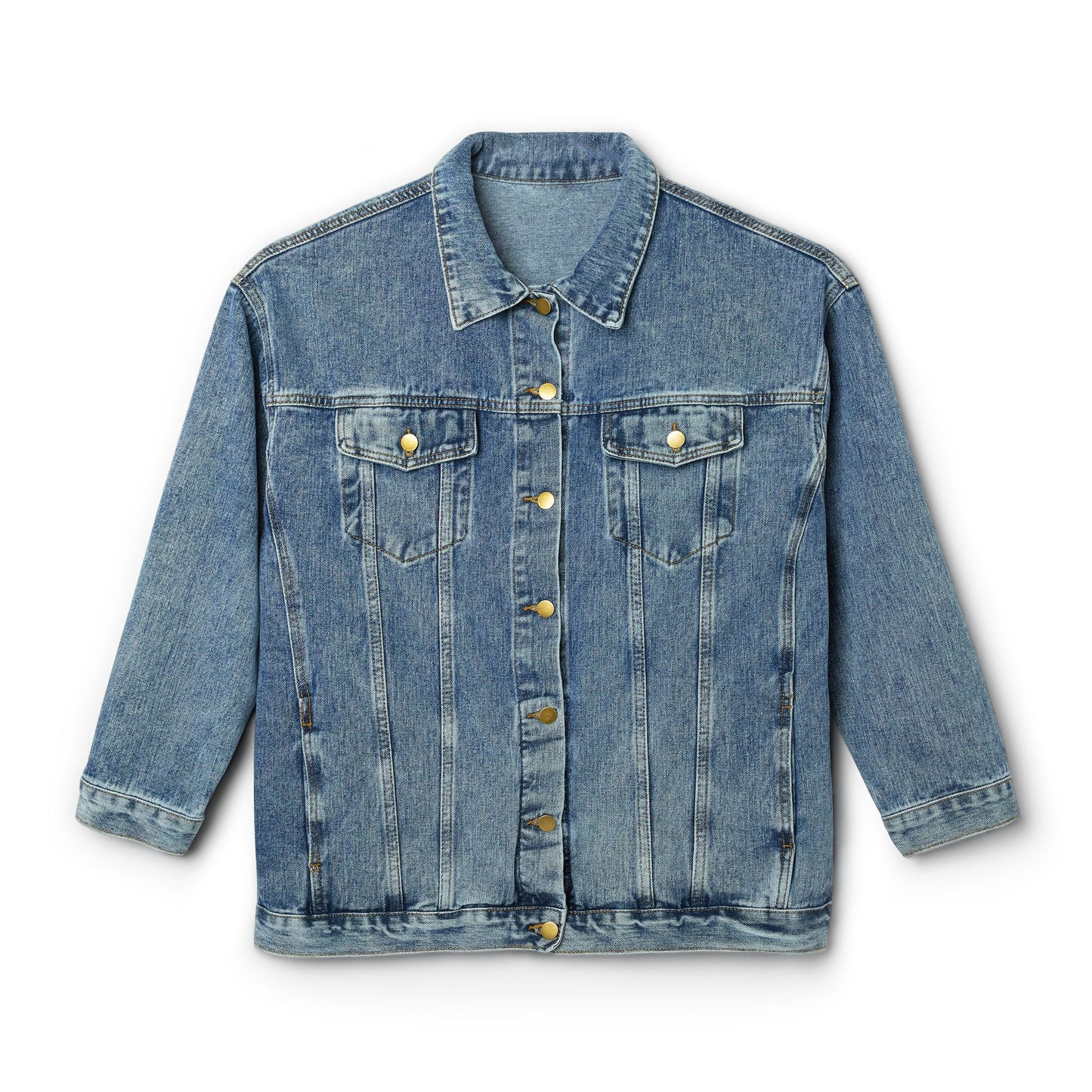 Jesus Saves Women's Denim Jacket - Christian Denim Jacket