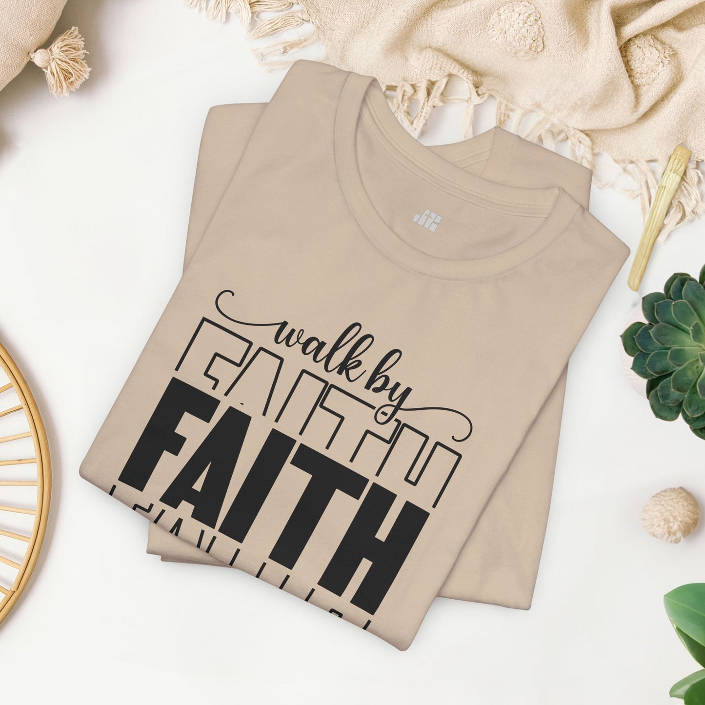 Walk by Faith Christian Soft Cotton Tee