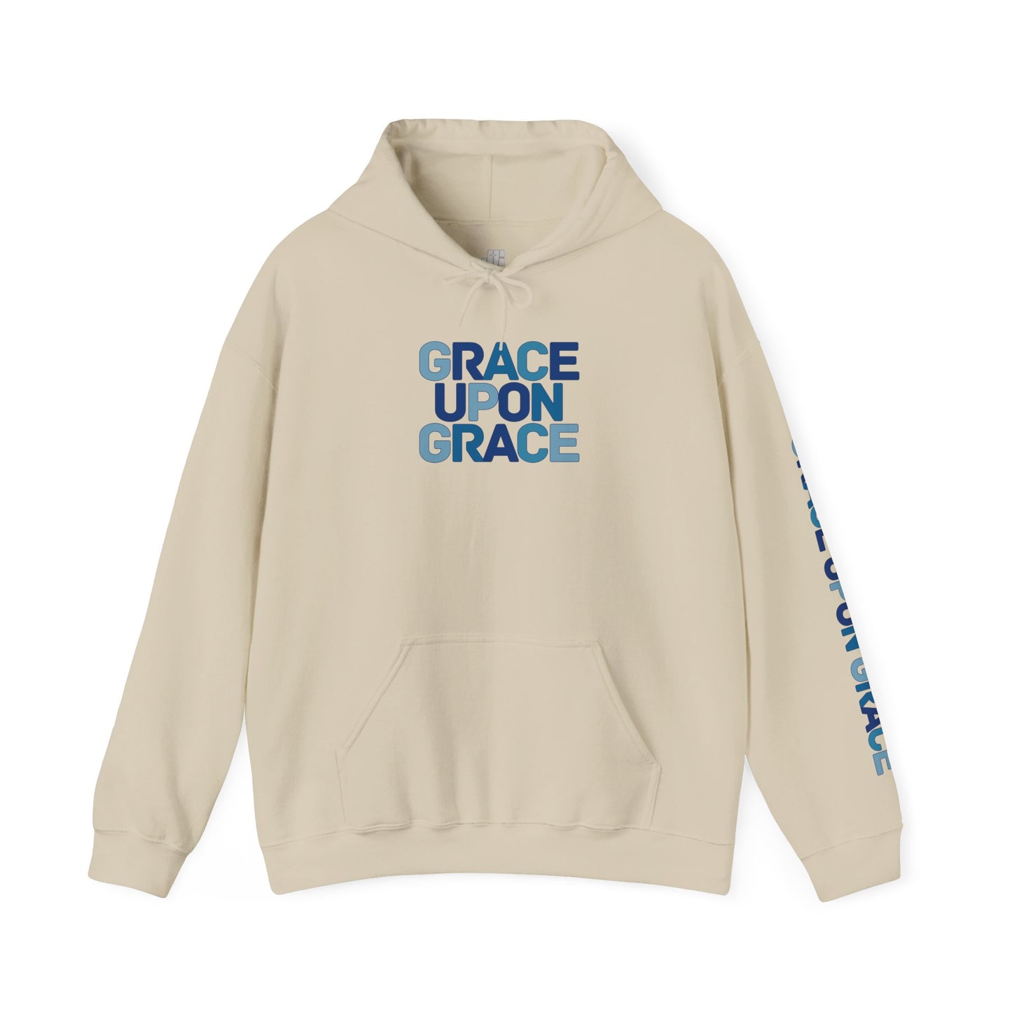 Grace Upon Grace Hoodie - John 1:16 Bible Verse Christian Hoodie