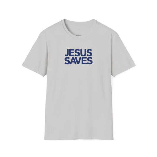 Jesus Saves Softstyle T-shirt - Acts 4:12 Bible Verse Christian T-shirt