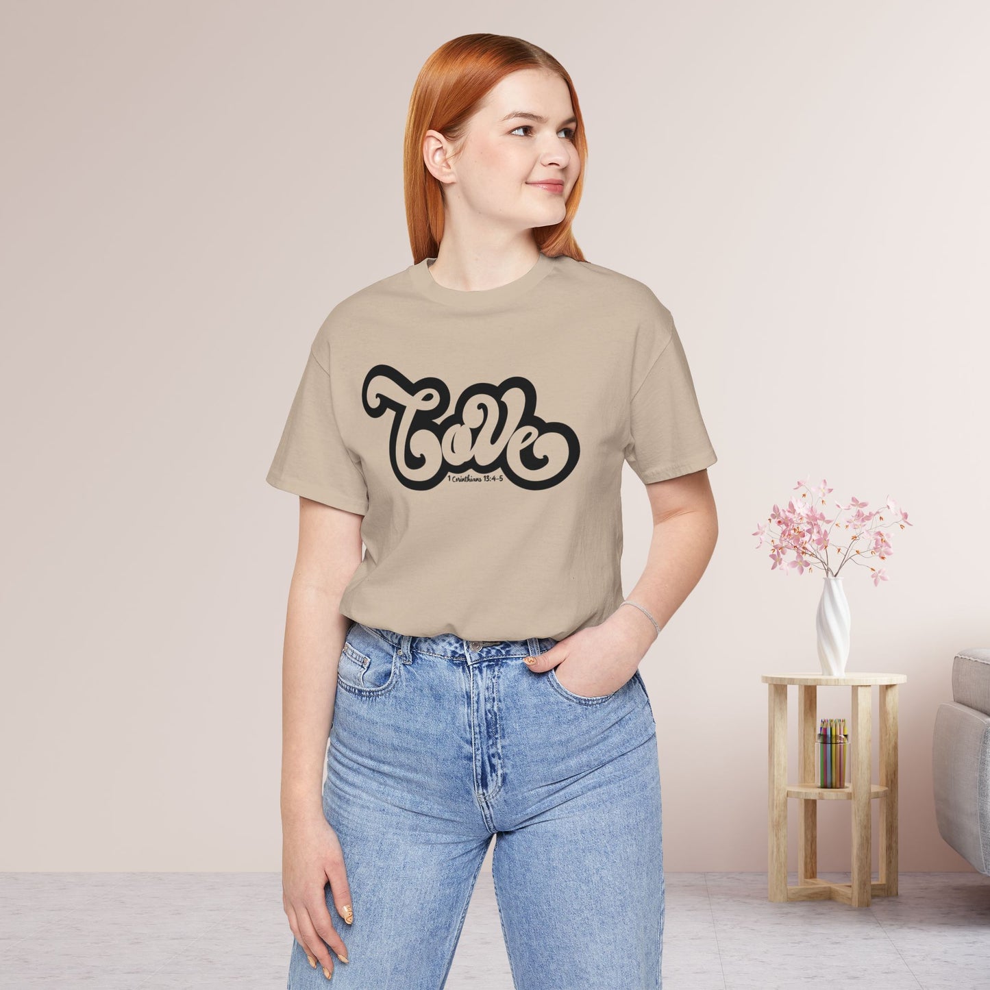 Love Shirt - Bible Verse Christian Soft Cotton Tee