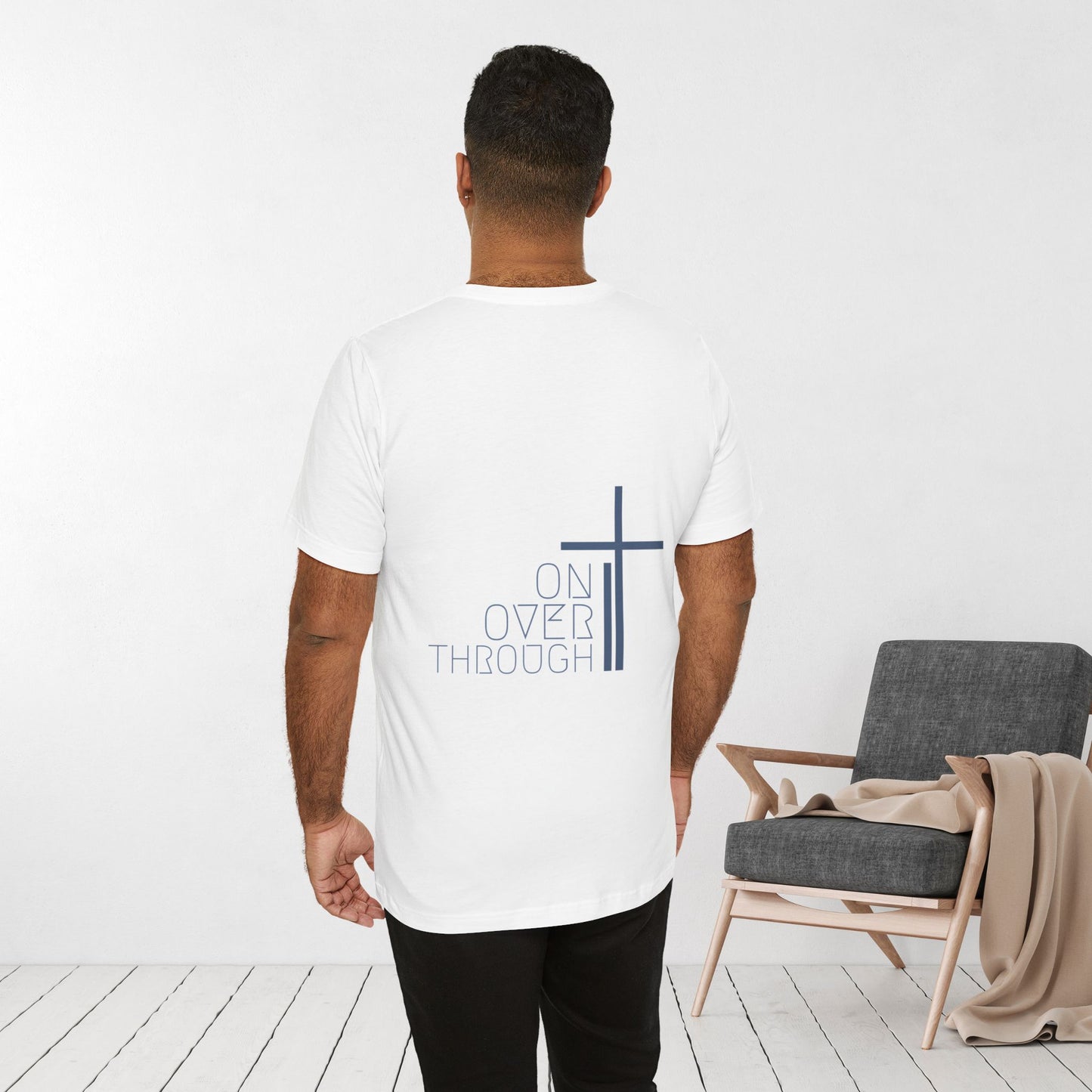 Minimalist Pray Soft Cotton Tee - Pray On It, Pray Over It, Pray Through It T-shirt