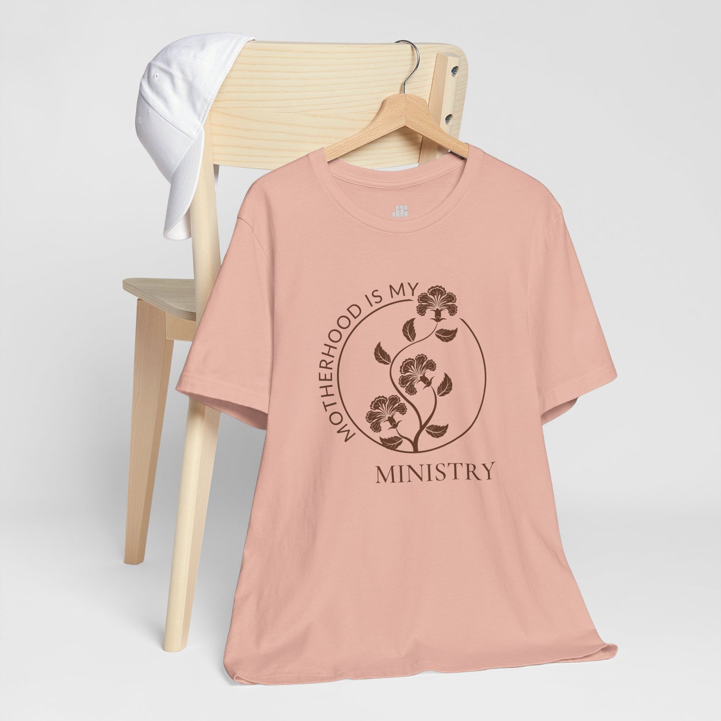 Motherhood is My Ministry Christian Soft Cotton Tee