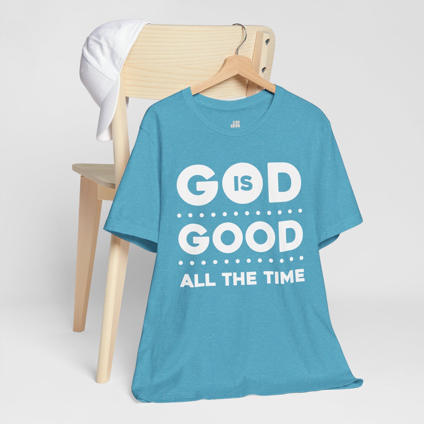 God Is Good All The Time Soft Cotton Tee - Christian Tee