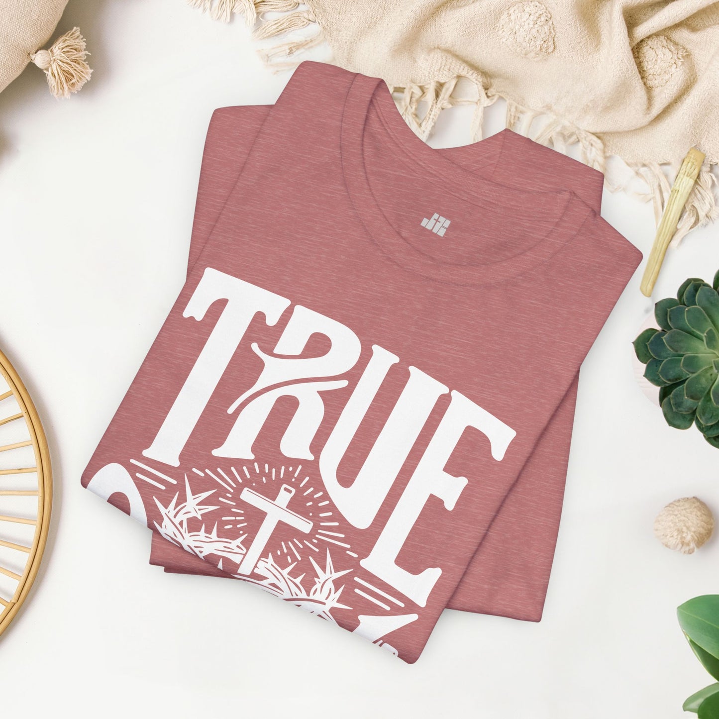 True Story He is Risen Christian Soft Cotton Tee - Easter Shirt