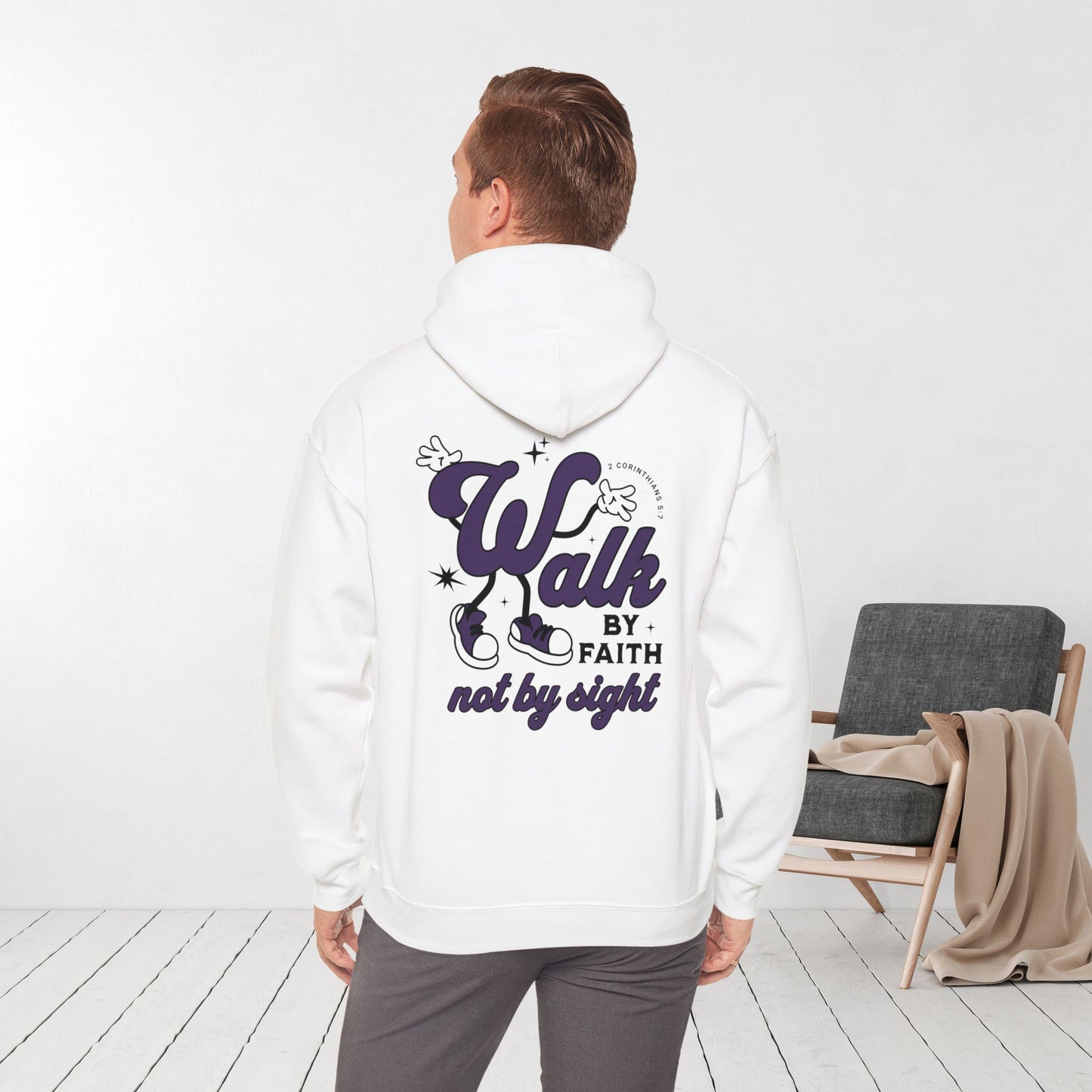 Walk By Faith Not By Sight Hoodie - Christian Hoodie