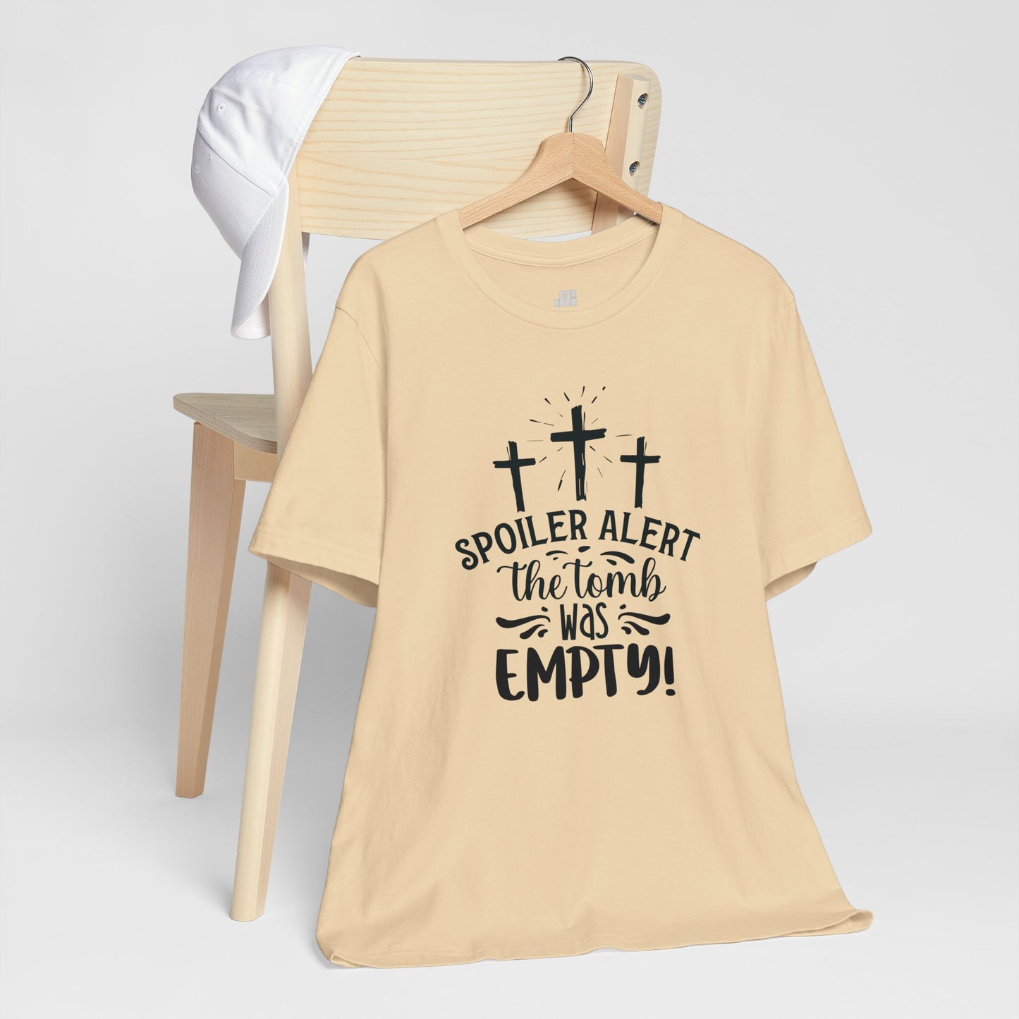 Spoiler Alert The Tomb Was Empty Christian Soft Cotton Tee - Easter Shirt