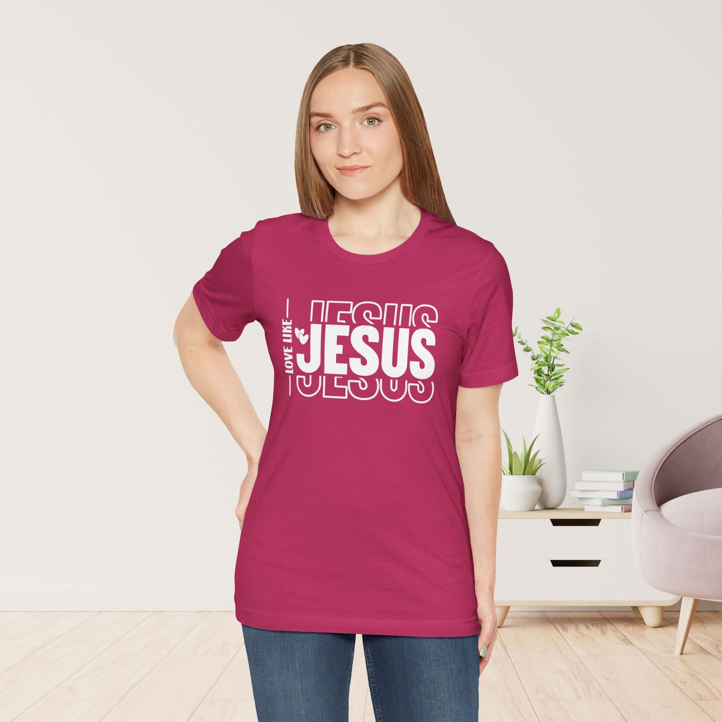 Love Like Jesus Christian Soft Cotton Tee