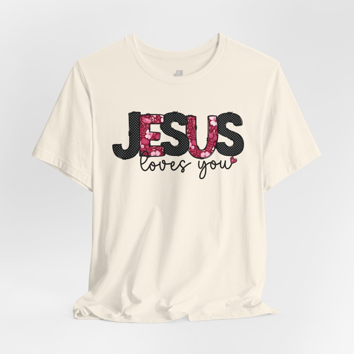 Jesus Loves You Soft Cotton Tee - Christian Shirt