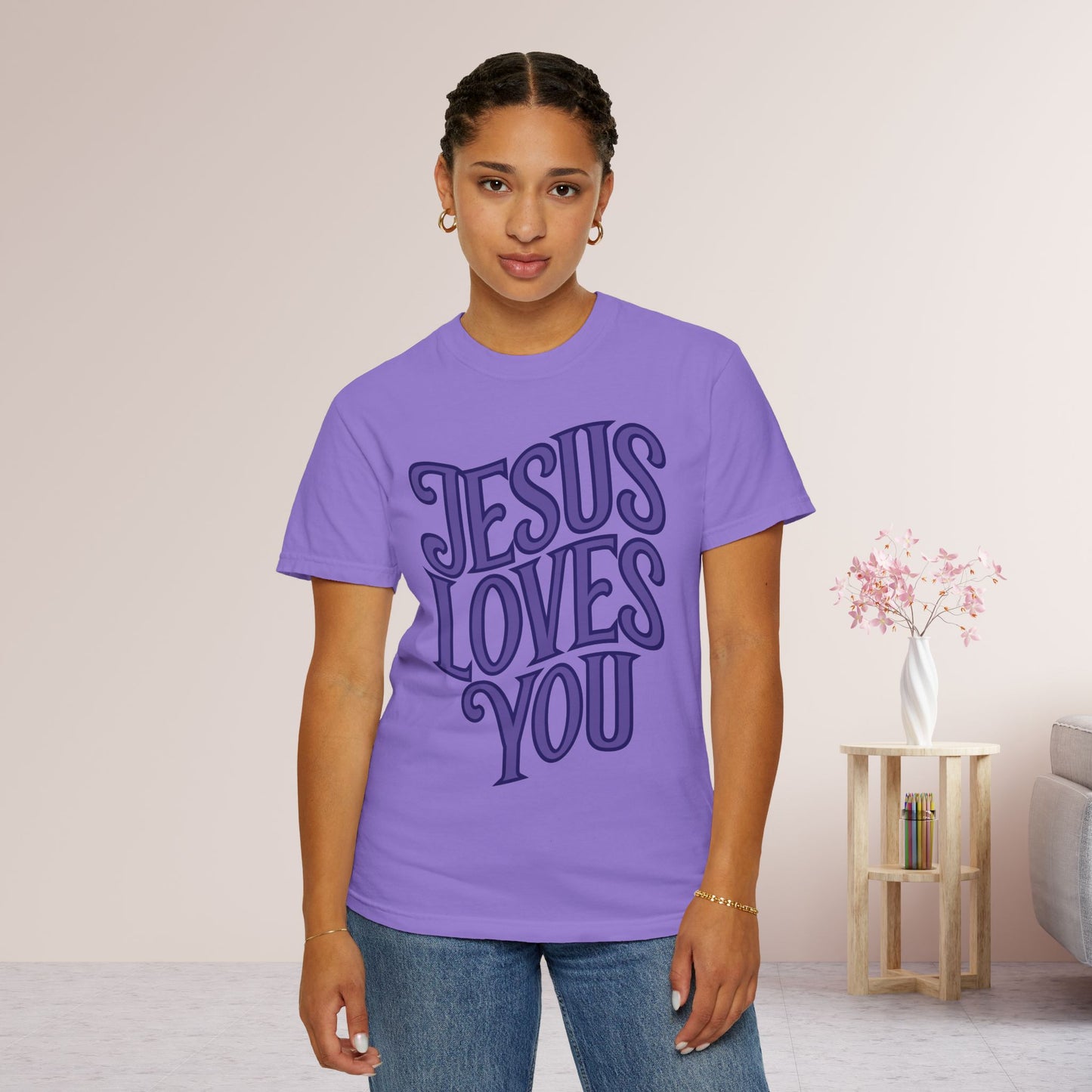 Jesus Loves You Comfort Colors Shirt