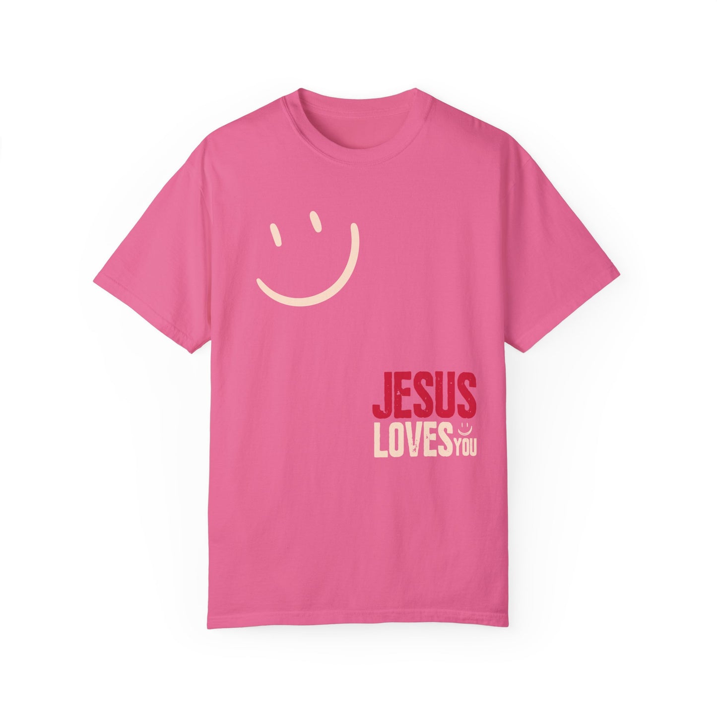 Comfort Colors Jesus Loves You Shirt - Trendy Christian T-shirt