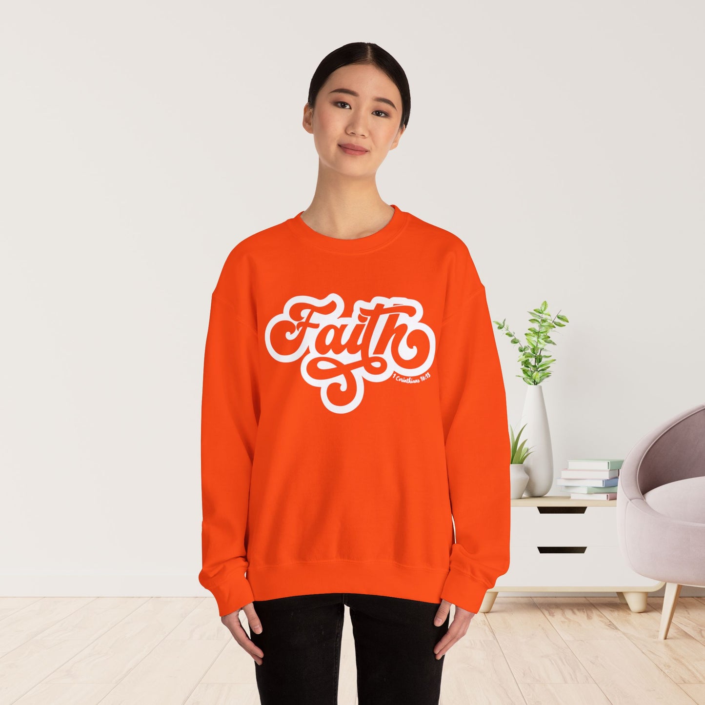 Faith Sweatshirt - Bible Verse Christian Sweatshirt