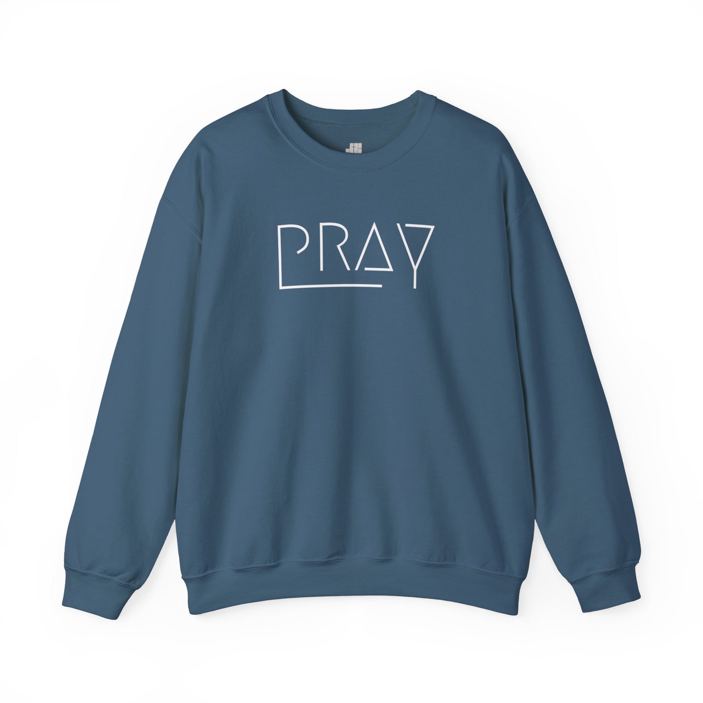 Minimalist Pray Sweatshirt - Pray On It, Pray Over It, Pray Through It Sweatshirt