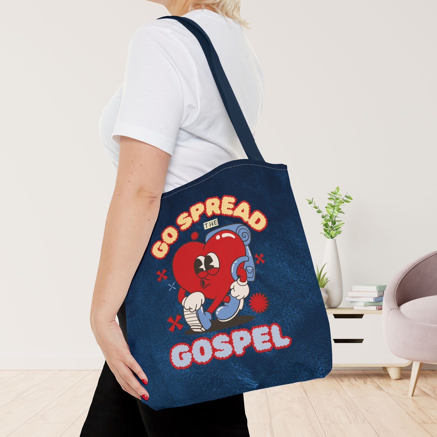 Go Spread The Gospel Christian Tote Bag - 16"