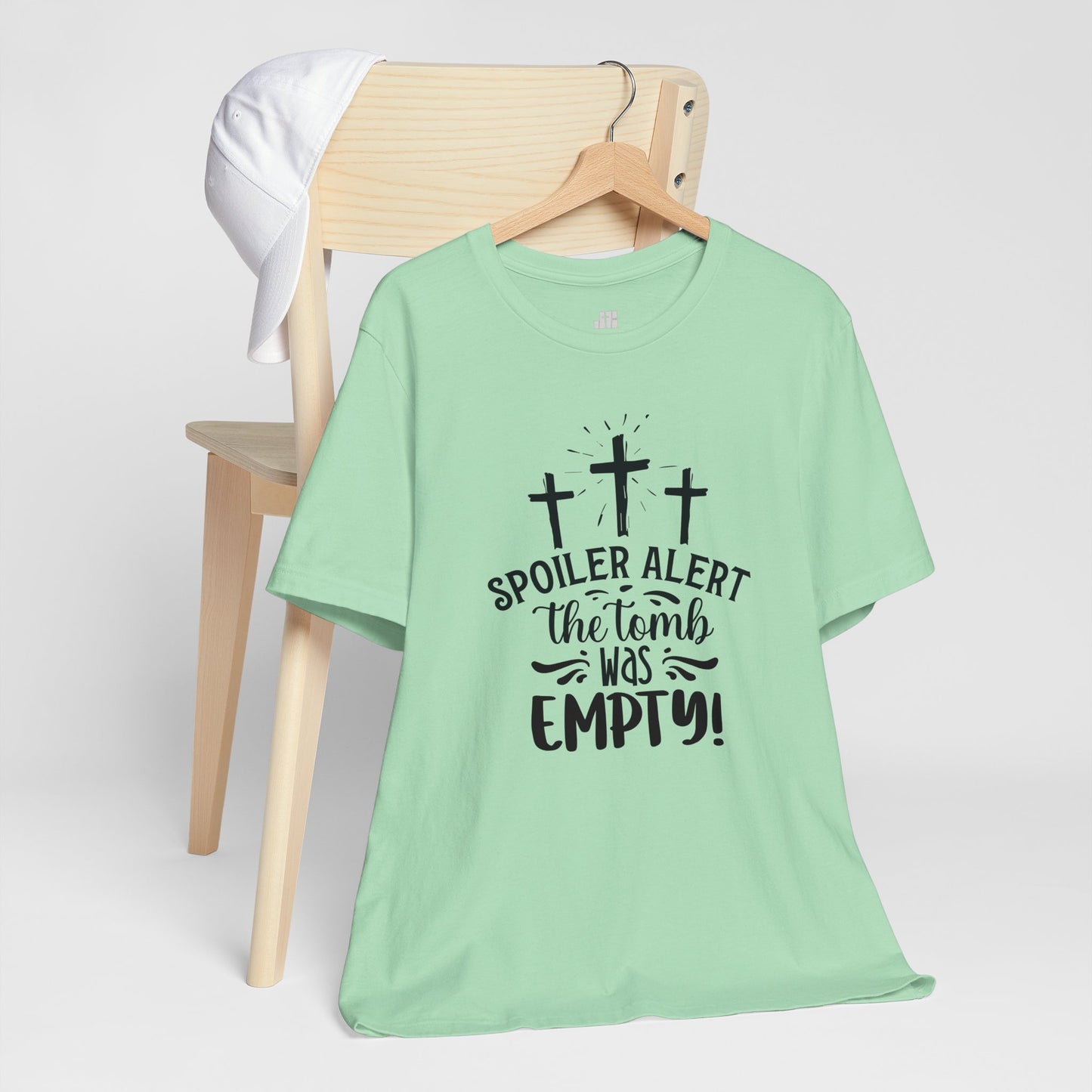 Spoiler Alert The Tomb Was Empty Christian Soft Cotton Tee - Easter Shirt