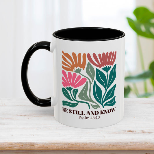 Be Still And Know Mug - Christian Coffee Mug