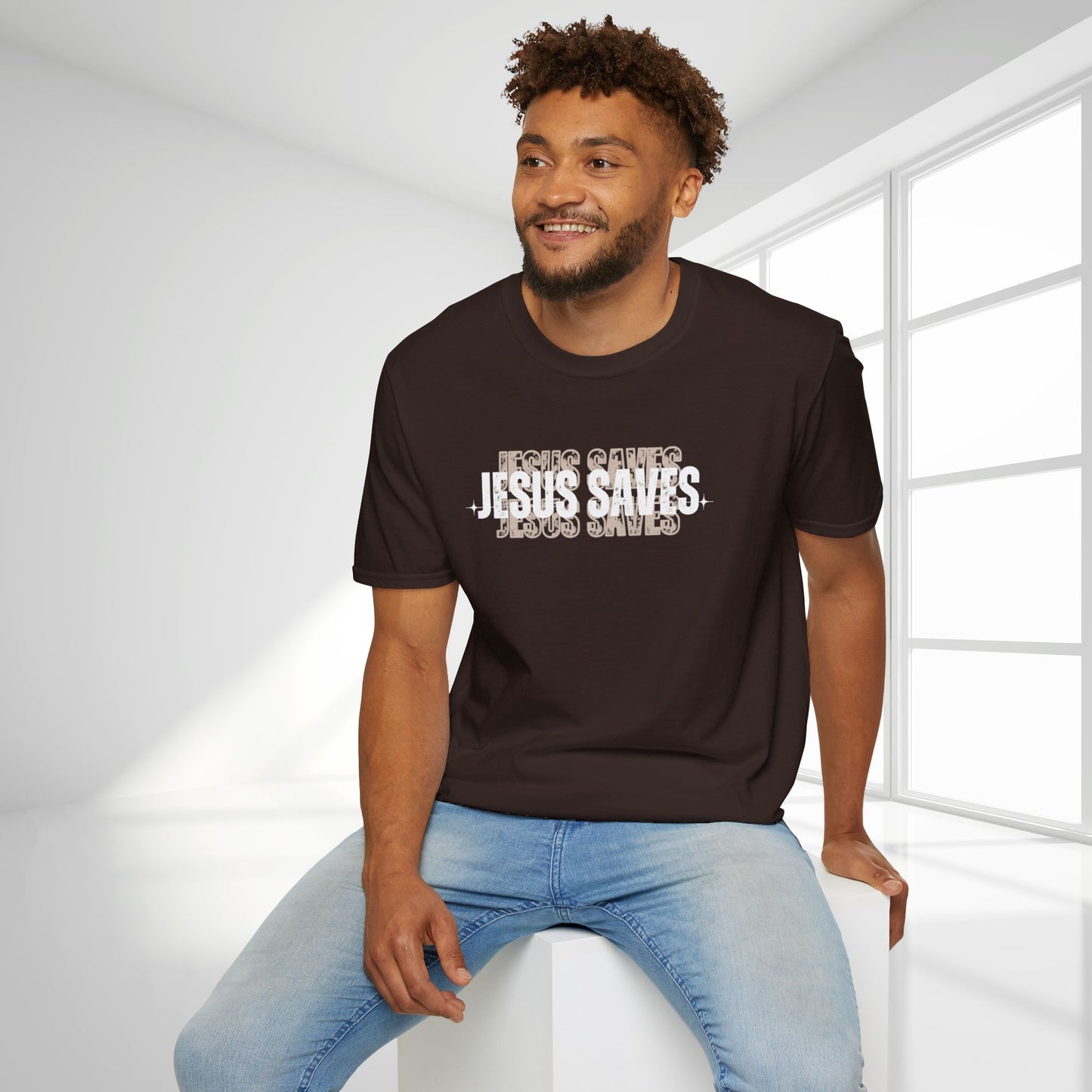 Trendy Jesus Saves Softstyle T-shirt