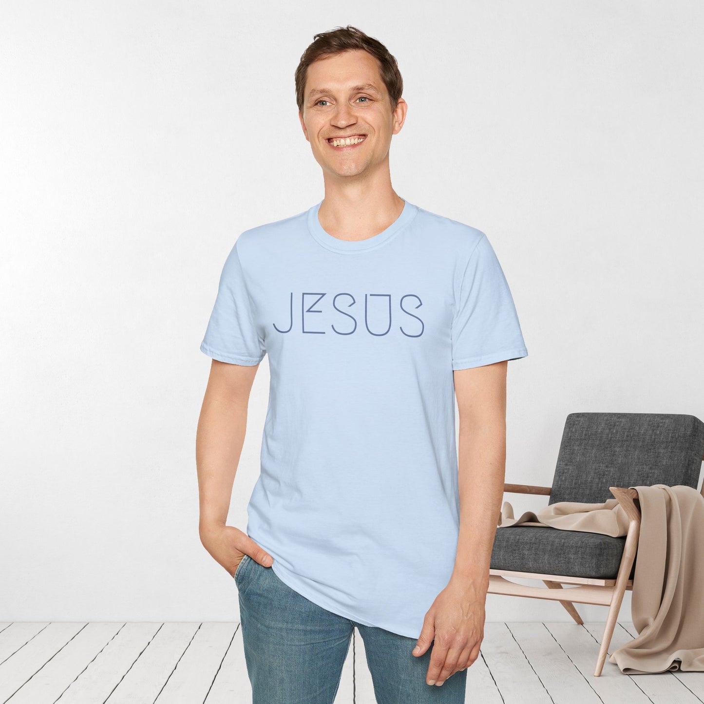 Minimalist Jesus Softstyle T-shirt